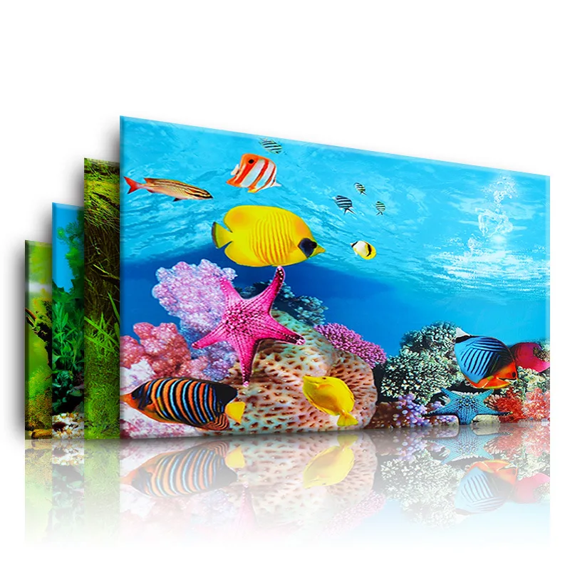 Marine Aquarium For Sale - خلفية لحوض السمك ثلاثية الأبعاد ملصق