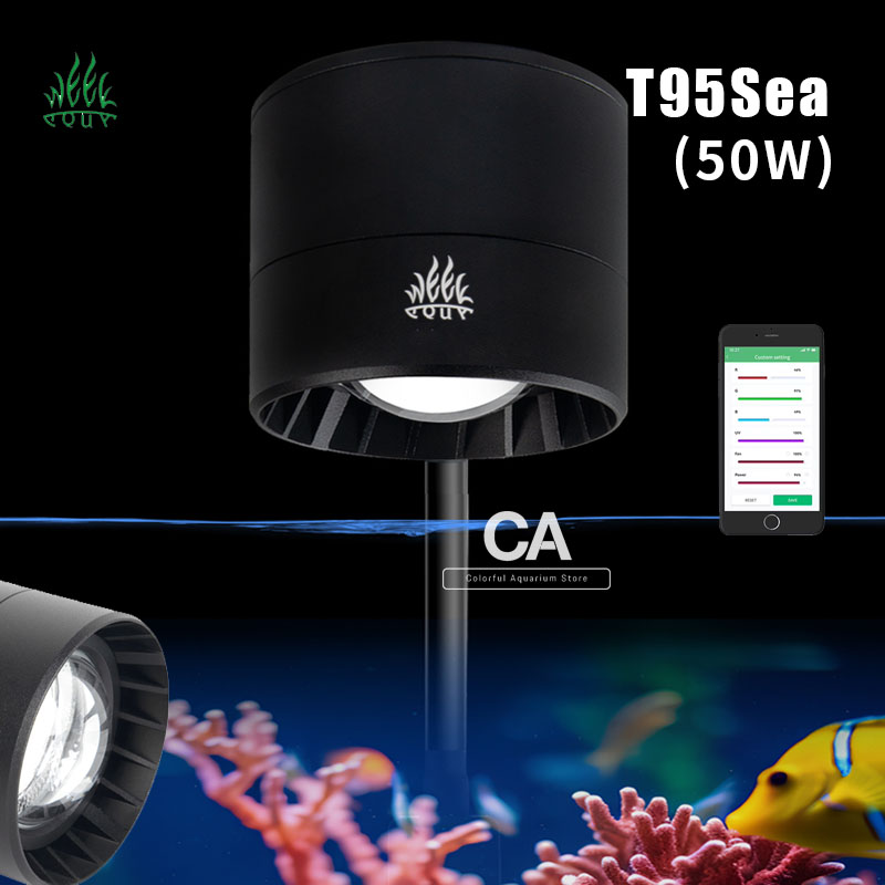 Aquarium Marine Salt - مصباح حوض السمك WEEK AQUA، إضاءة