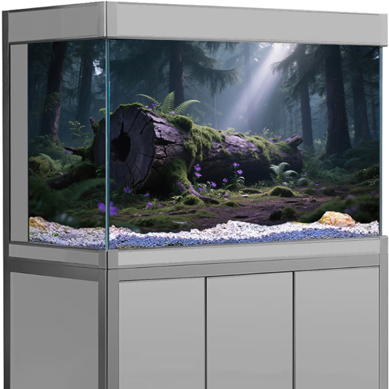 Marine Aquarium For Sale - ملصق خلفية لحوض السمك، ديكور ثلاثي