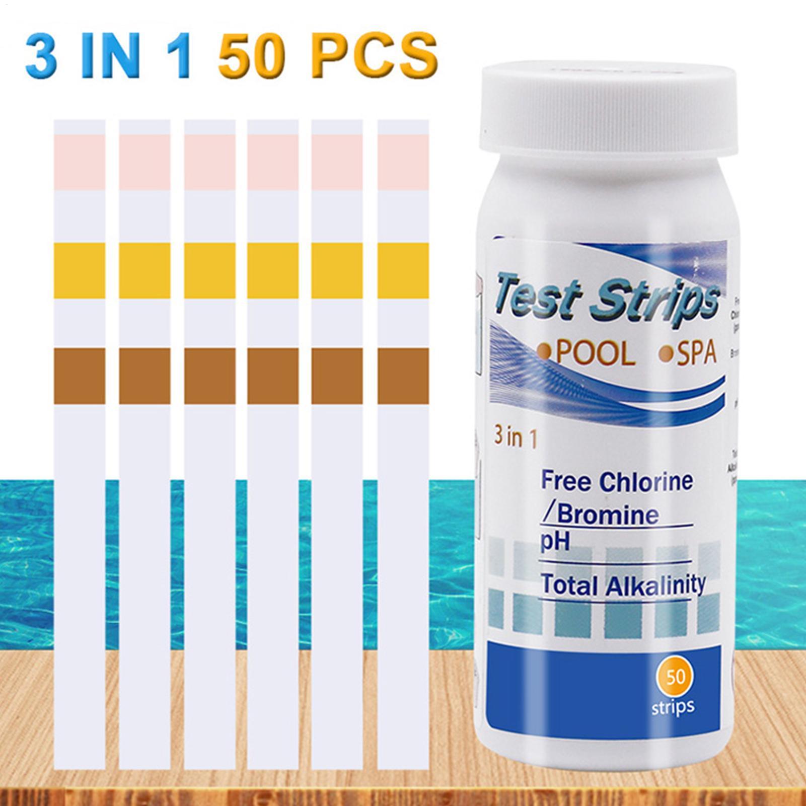 Marine Test Kit - مجموعة اختبار جودة المياه 50 شريط/زجاجة،