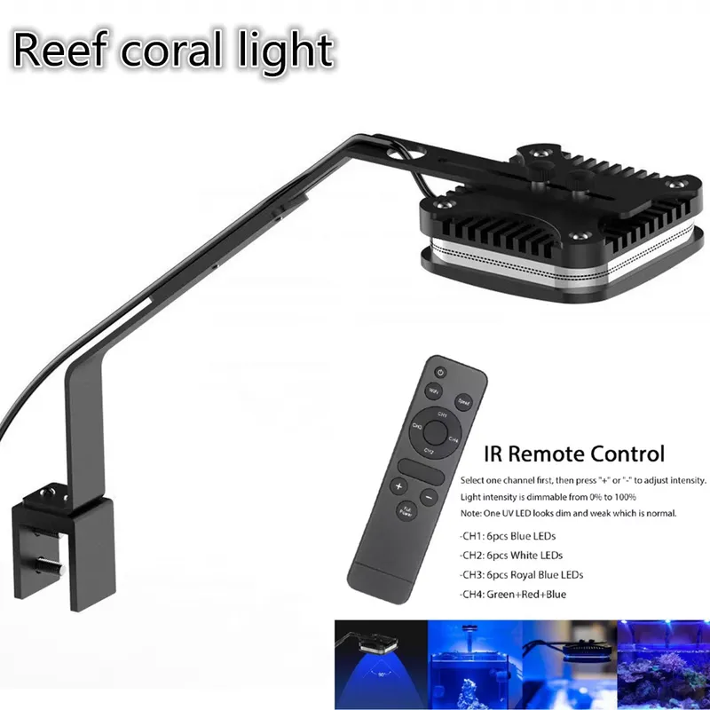 مصباح LED بقوة 30 واط لأحواض ا - مراجعة Marine Aquarium Hours وسعره