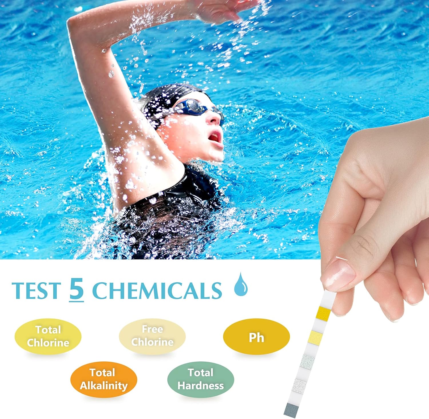50 قطعة متعددة الأغراض 5 في 1  - مراجعة Marine Test Kit وسعره