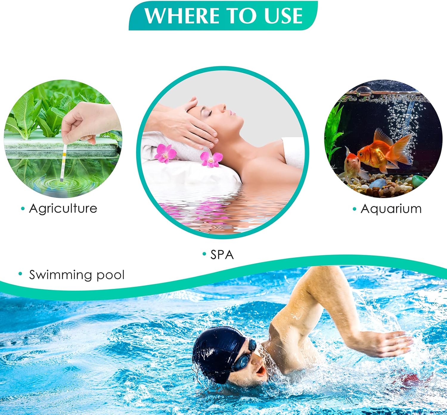 50 قطعة متعددة الأغراض 5 في 1  - مراجعة Marine Test Kit وسعره