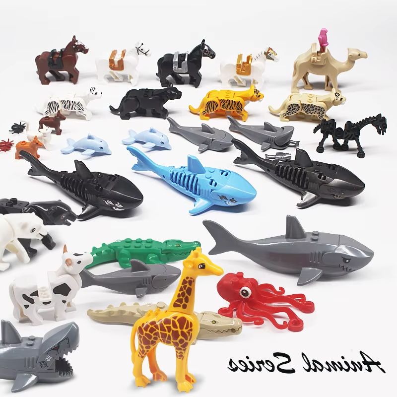 MOC 2025 جديد 1 قطعة مجموعة حي - مراجعة Marine Zoo وسعره