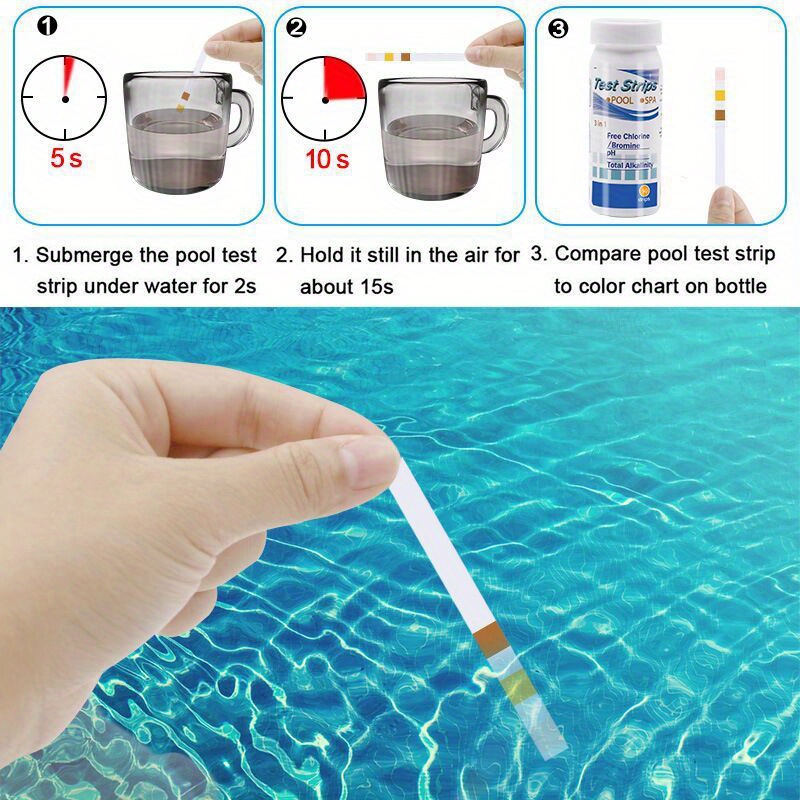 شرائط اختبار الكلور ودرجة الحم - مراجعة Marine Test Kit وسعره