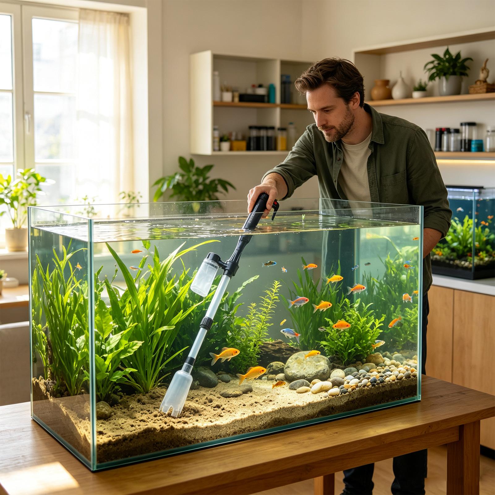 مكنسة كهربائية 3 في 1 لتنظيف ا - مراجعة Aquarium Marine Sand وسعره