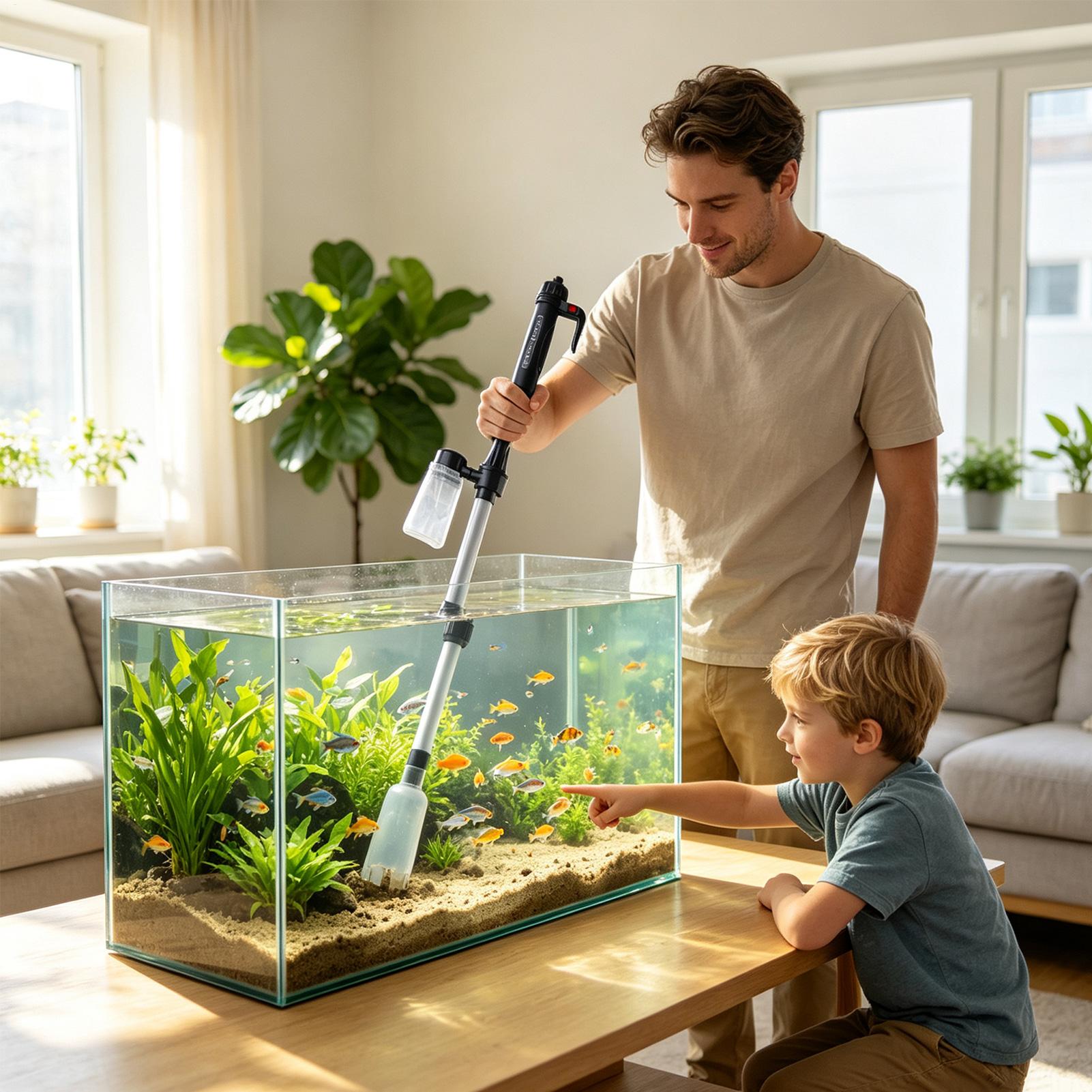 مكنسة كهربائية 3 في 1 لتنظيف ا - مراجعة Aquarium Marine Sand وسعره