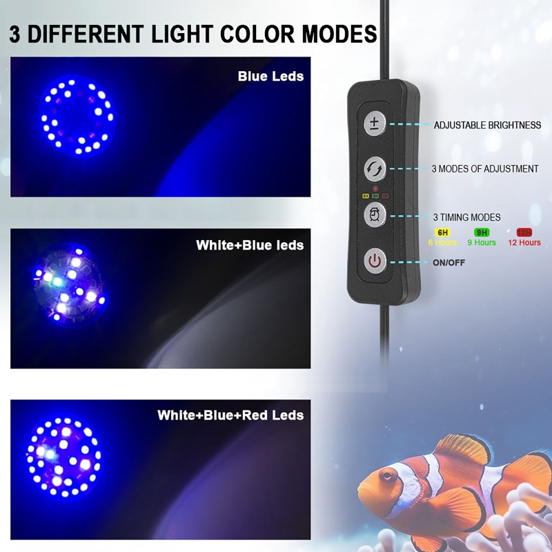 حوض السمك LED الشعاب المرجانية - مراجعة Marine Aquarium Timing وسعره