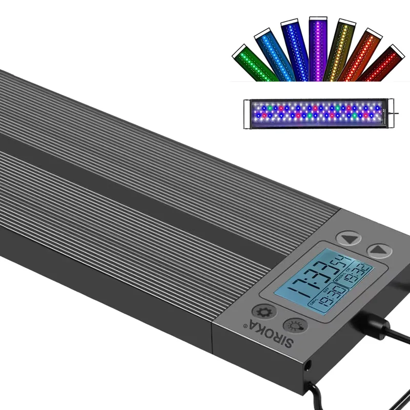 إضاءة LED بحرية WRGB مقاس 30 س - مراجعة Marine Aquarium Hours وسعره