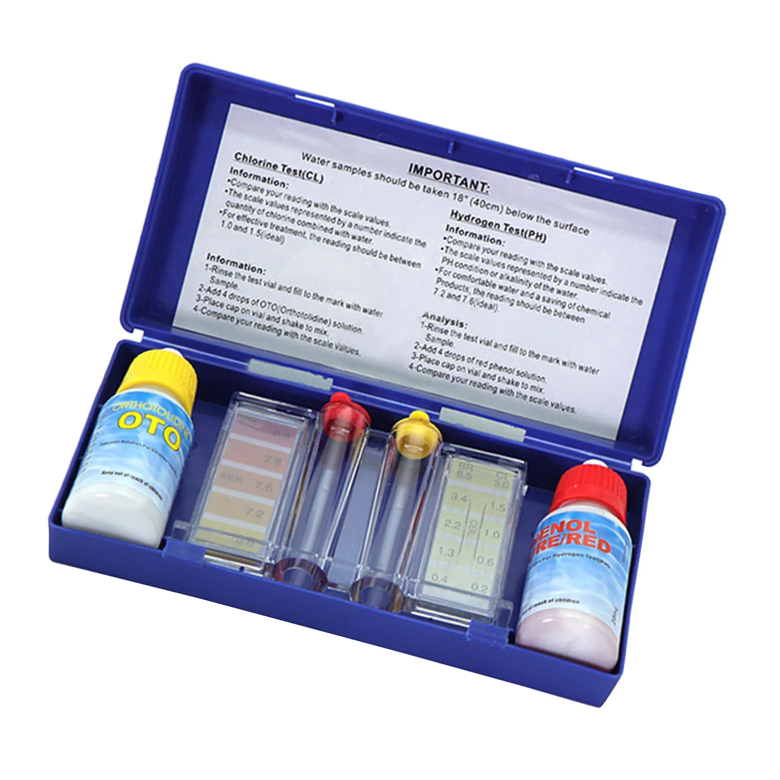 اختبار محلول اختبار جودة الميا - مراجعة Marine Test Kit وسعره