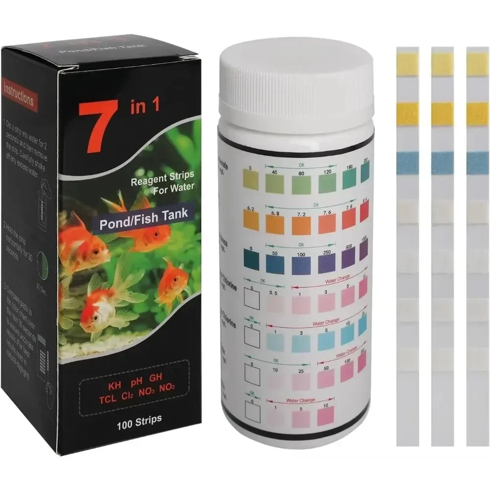 حوض السمك اشرطة الفحص PH جودة  - مراجعة Marine Test Kit وسعره