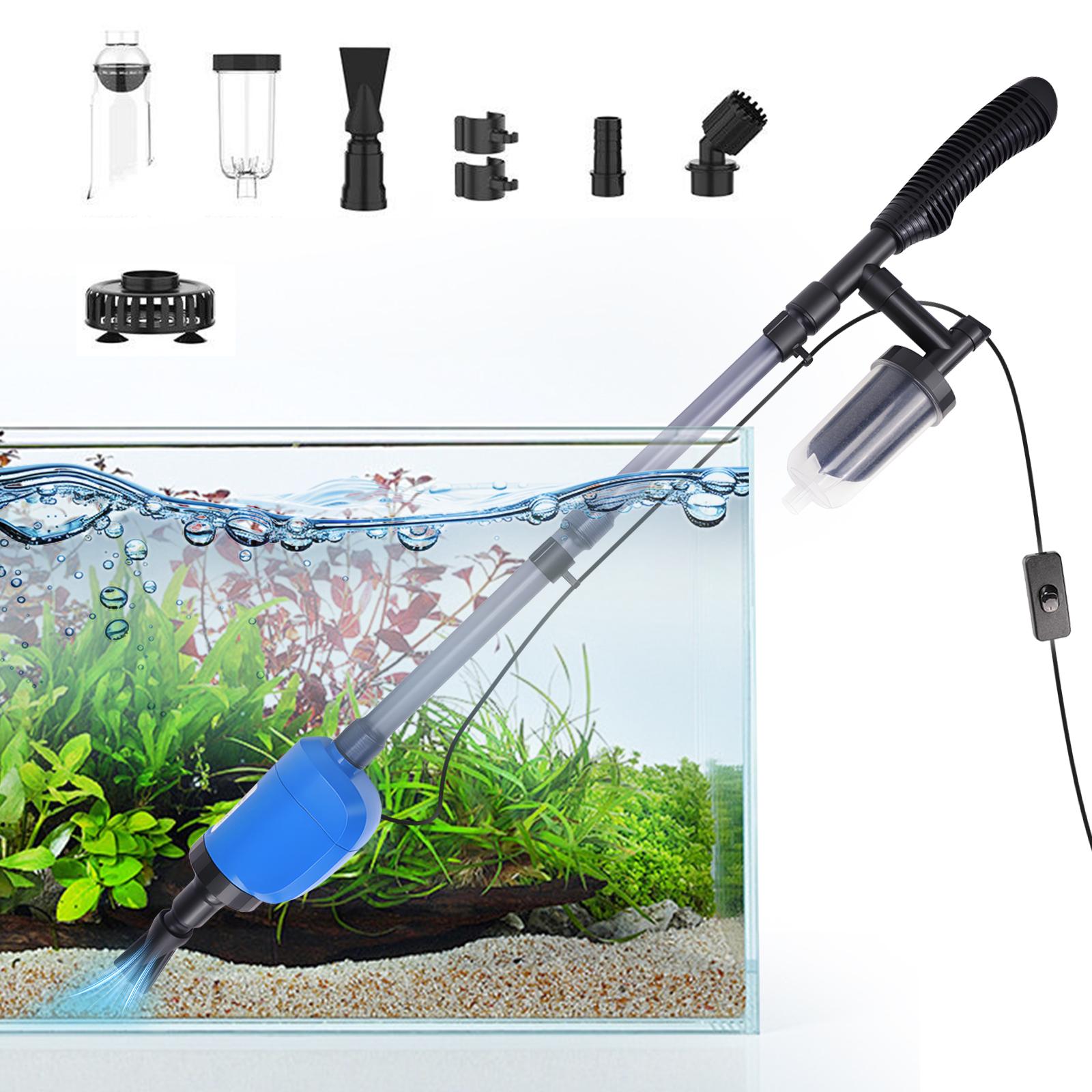 منظف حوض السمك الكهربائي - 32  - مراجعة Aquarium Marine Sand وسعره